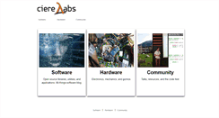 Desktop Screenshot of cierelabs.com